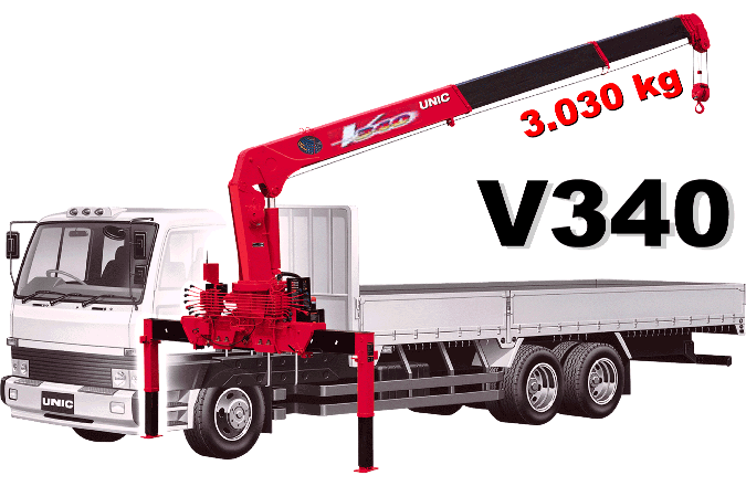 Cần cẩu Unic UR-V340 - 3 Tấn