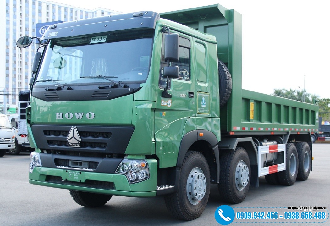 Xe tải ben Howo 94 tấn nhập khẩu nguyên chiếc  Hỗ trợ vay vốn 70