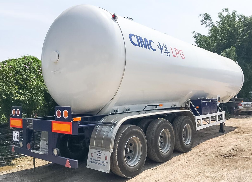 Moóc Bồn Chở Khí LPG 50 Khối - 52 Khối - 53 Khối