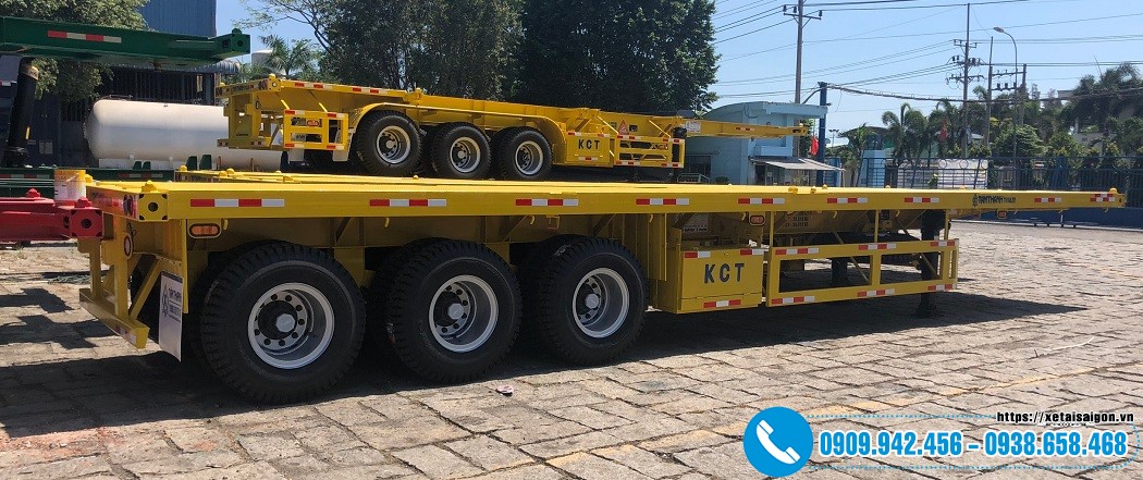 Rơ Moóc Sàn Tân Thanh 45 Feet 3 Trục 31 Tấn