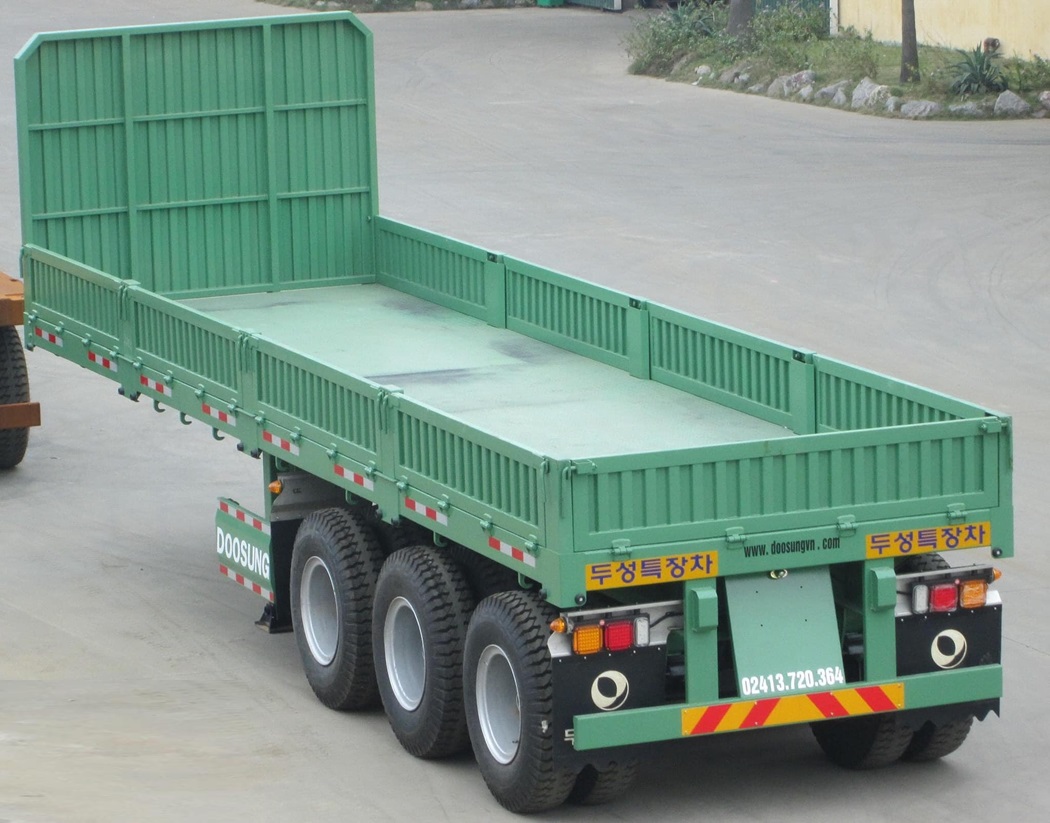 Sơ Mi Rơ Moóc Doosung Sàn Bửng Lửng 40 Feet