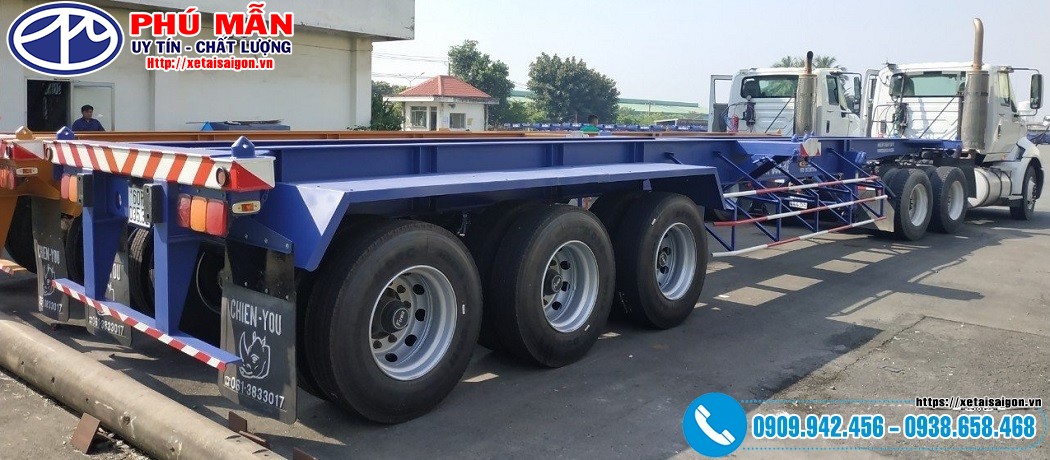 Sơ Mi Rơ Mooc Xương Chien You 40F 3 Trục