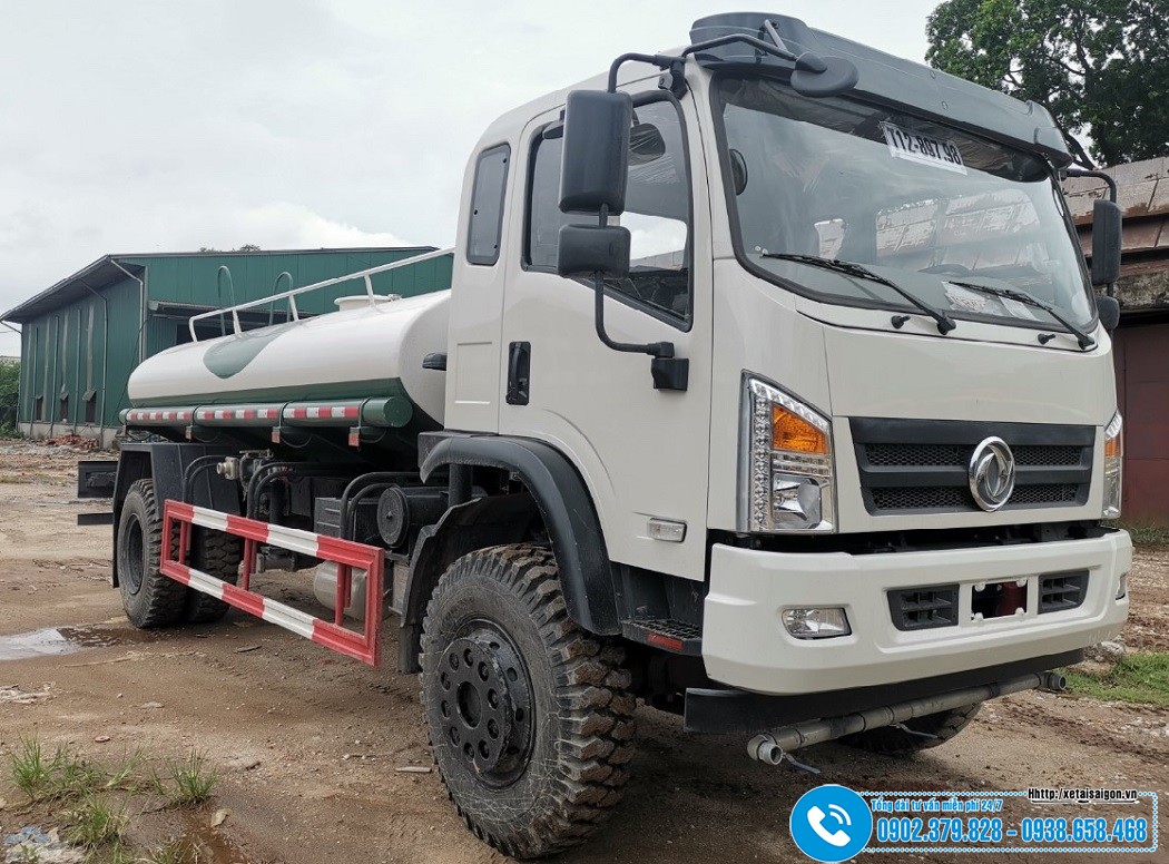 Xe Bồn Phun Nước DongFeng 8 Khối - 2 Cầu 4x4