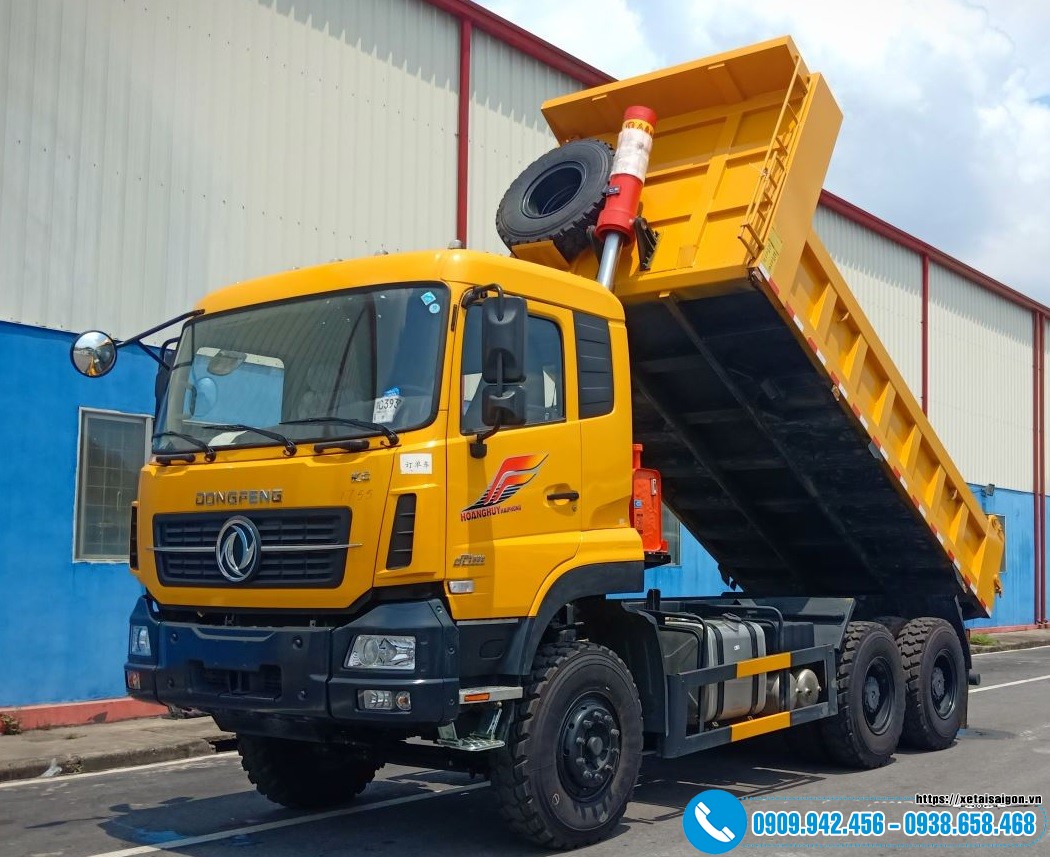 Xe Ben 3 Chân Dongfeng C260 – 12 Tấn – 10 Khối