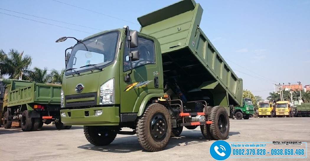 Xe Ben Dongfeng 5.5 Tấn | Xe Ben 5T5 Dongfeng Trường Giang