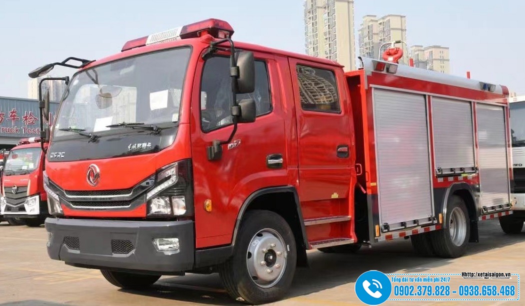 Xe Chữa Cháy DongFeng 4 Khối