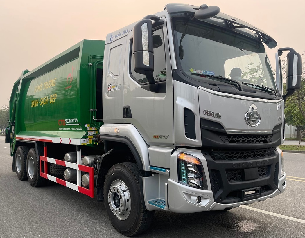 Xe Cuốn Ép Chở Rác ChengLong 22 Khối - 22M3