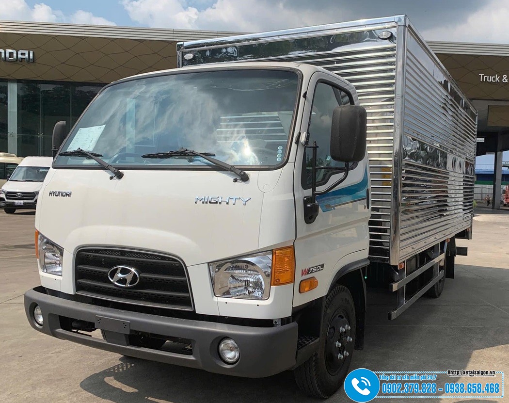 Xe Hyundai W750L 3T5 Thùng Kín 4M9