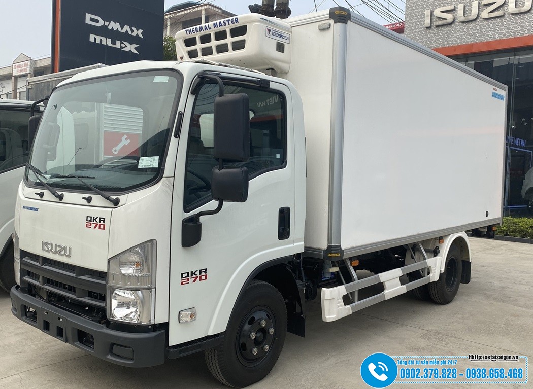 Xe ISUZU 2T4 Thùng Đông Lạnh 4M3