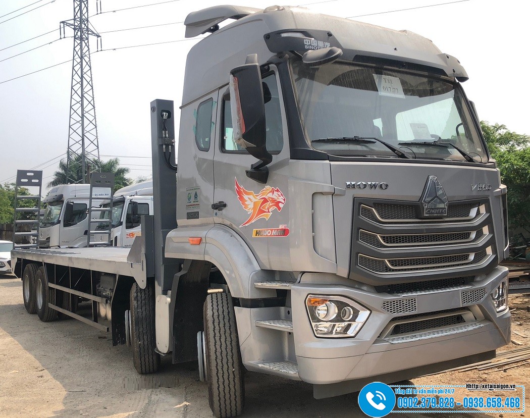 Xe Nâng Đầu Howo 4 Chân 15 Tấn