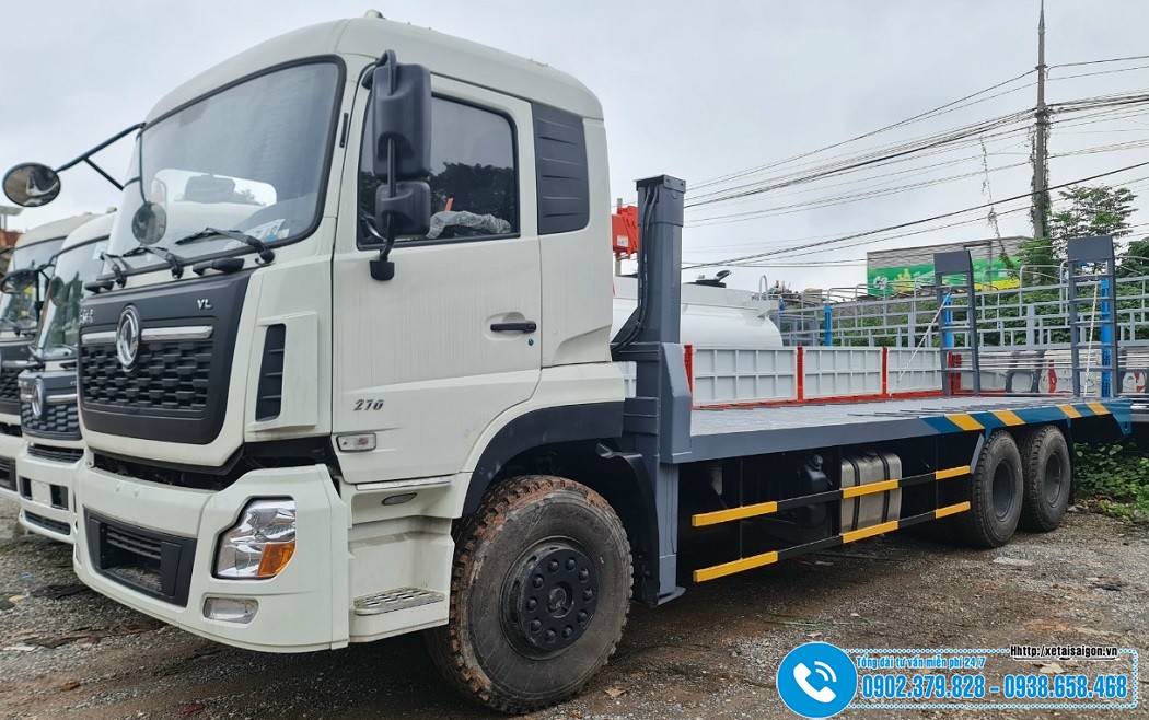 Xe Nâng Đầu Chở Máy Công Trình DongFeng 12 Tấn