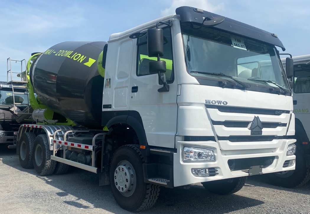 Xe Trộn Bê Tông Howo 10 Khối - 10m3 - 340Hp
