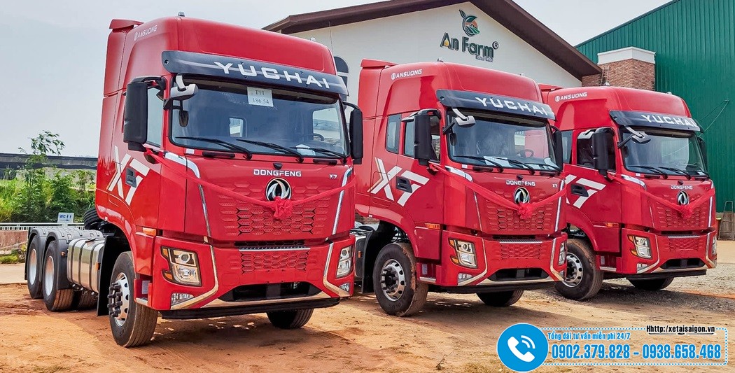 Xe Đầu Kéo DongFeng 2 Cầu