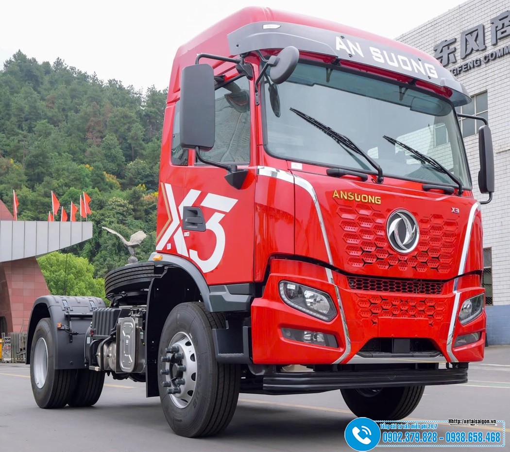 Xe Đầu Kéo DongFeng X3 - 1 Cầu - Động Cơ Yuchai 290Hp
