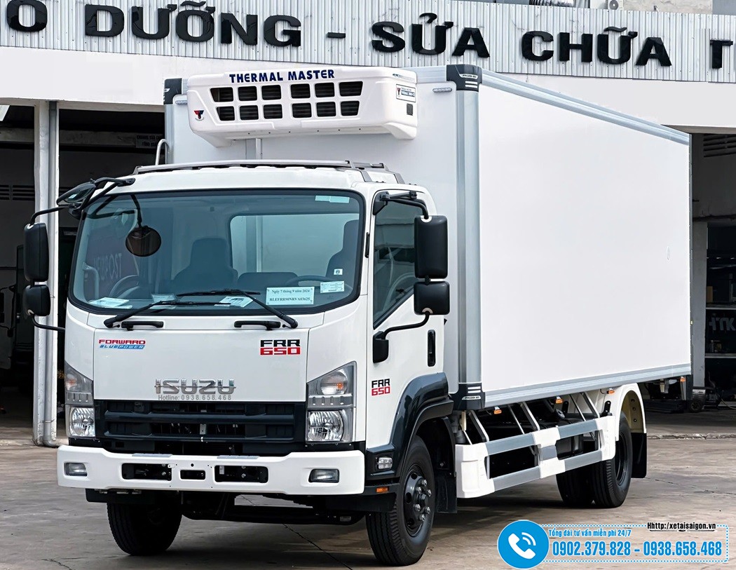 Xe Đông Lạnh Isuzu FRR90NE5 6.5 Tấn - Thùng Dài 6M5