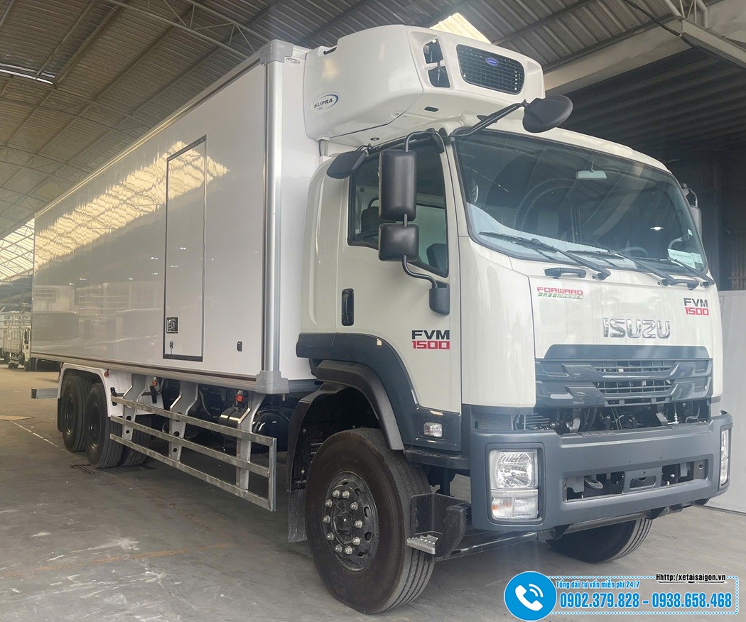Xe Đông Lạnh Isuzu FVM60WE5A 13 Tấn - Thùng Âm - 18 - 20 Độ C