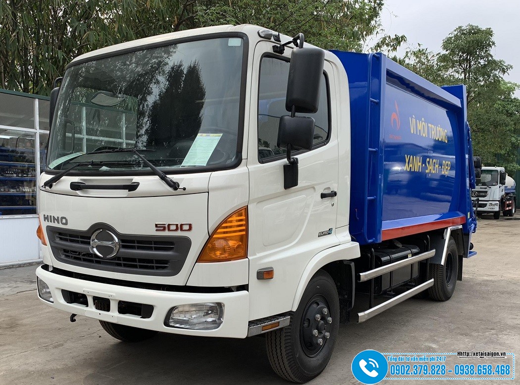 Xe Ép Rác 9 Khối HINO FC9JETC - Đời 2023
