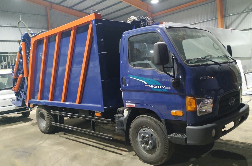 Xe Ép Rác 9 Khối Hyundai 110SP