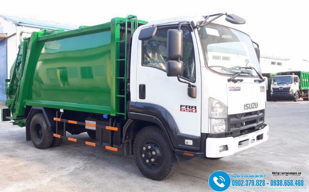 Xe Ép Rác 9 khối Isuzu FRR90HE5