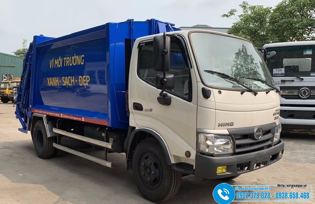 Xe Ép Rác HINO XZU342L 6M3