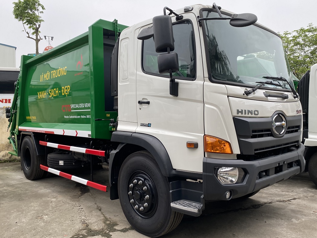 Xe Ép Rác Hino 14M3 - 14 Khối