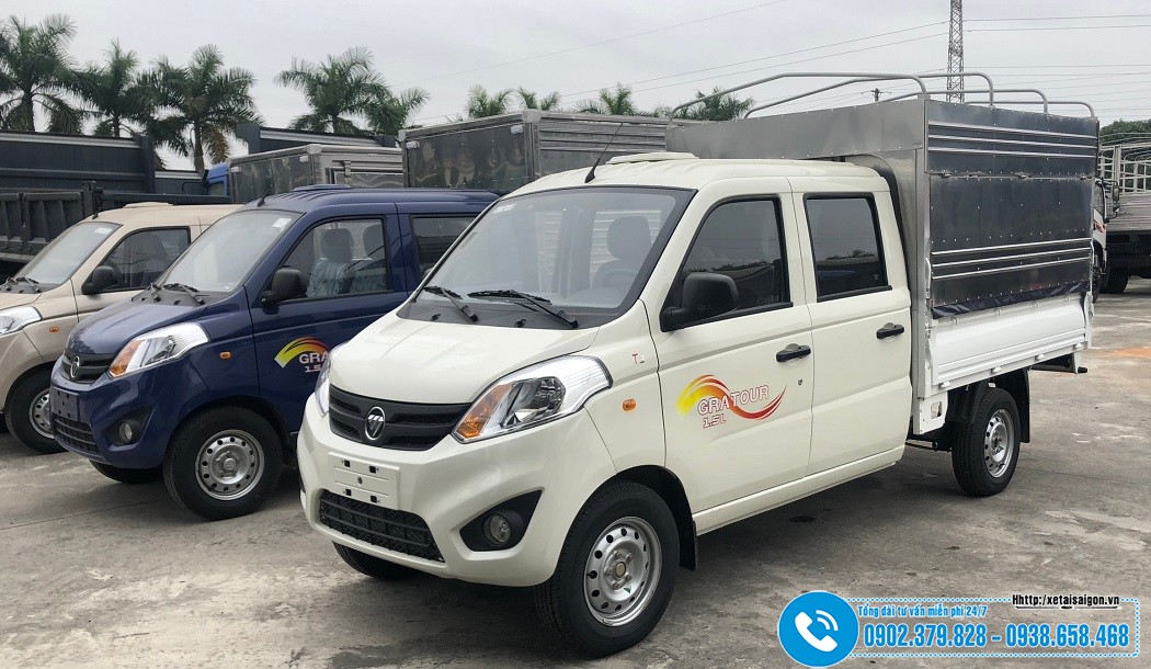 Xe tải 5 Chỗ Trường Giang Cabin Đôi 650kG