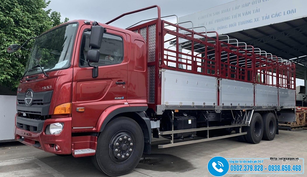 Xe tải Hino 15 Tấn FL8JW8A - Thùng Bạt 9M5