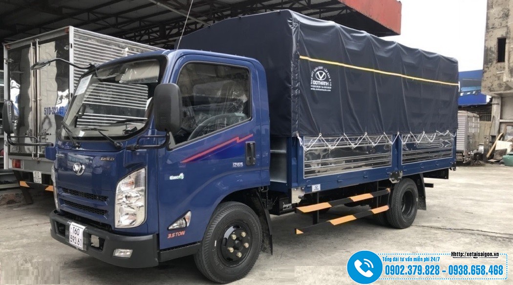 Xe tải IZ65 - 2T2 - 2.2 Tấn - Thùng Bạt 4M3