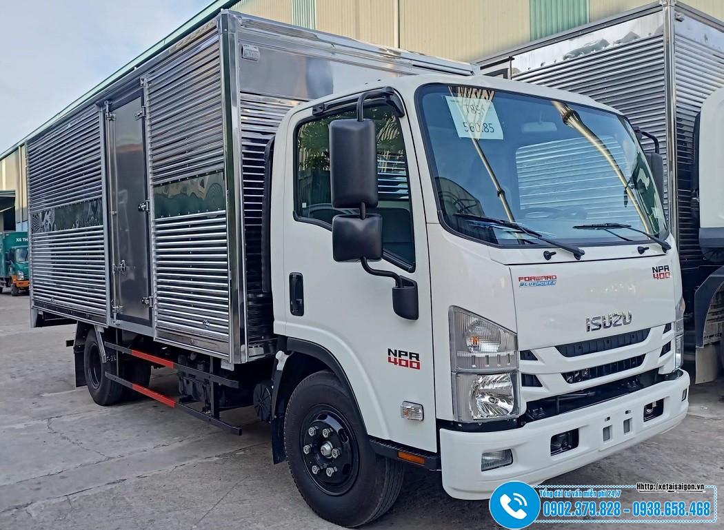 Xe tải Isuzu 3T5 NPR85KE5 3.5 Tấn - Thùng Kín 5M2