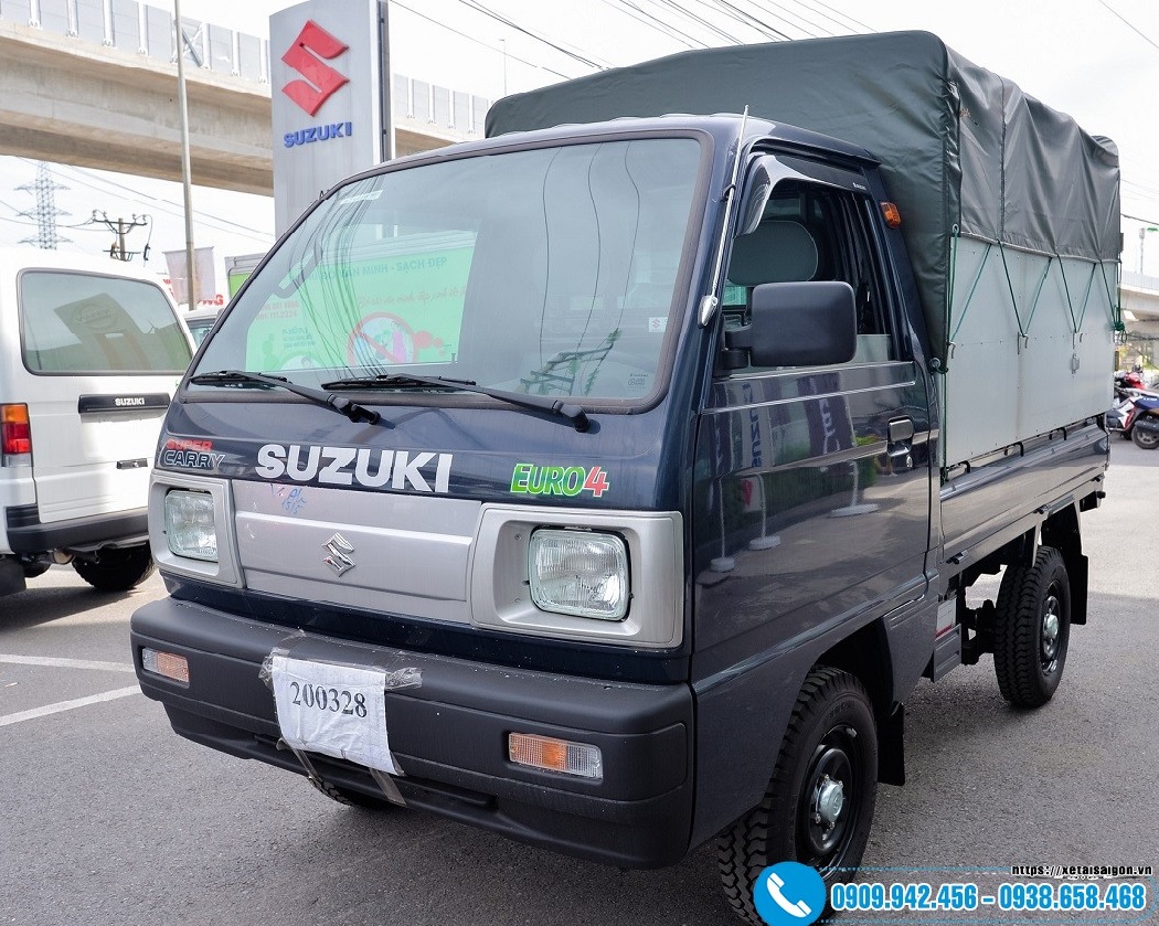 Xe tải Suzuki 550kg Thùng Mui Bạt