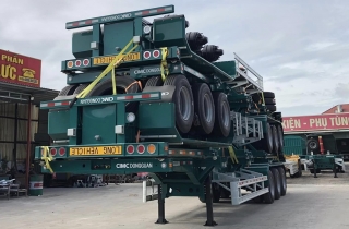 Moóc Xương CIMC 40 Feet 3 Trục 33 Tấn