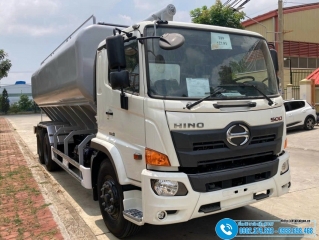 Xe Bồn Chở Thức Ăn Chăn Nuôi Hino 26 Khối