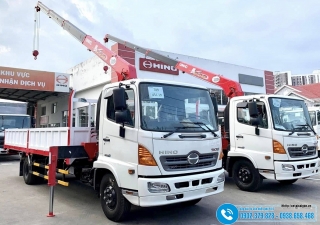 Xe Cẩu Hino FC9JLTC 5.2 Tấn - Thùng Dài 6M2