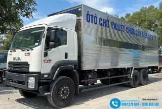 Xe Chở Pallet Điện Tử ISUZU 14 Tấn FVM1500 - Thùng Cao 2.55 Mét