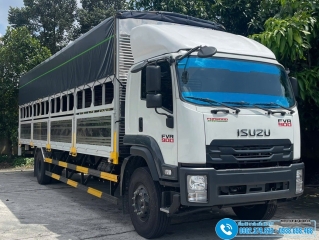 Xe Chở Xe Máy 2 Tầng ISUZU FVR900 Thùng Dài 9M9