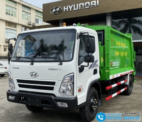 Xe Cuốn Ép Chở Rác Hyundai 10 Khối - 10M3