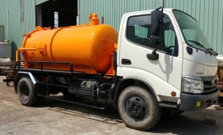 Xe Hút Chất Thải Hino 4 Khối XZU342L