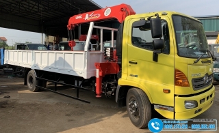 Xe Hino 6.5 Tấn FC9JLTC - Gắn Cẩu Unic 3 Tấn - 4 Khúc