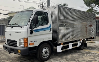 Xe Hyundai 2T2 Mighty N250SL - Thùng Kín Bửng Nâng