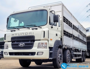 Xe Hyundai 4 Chân HD320 Euro 5 - Thùng Chở Heo 3 Tầng