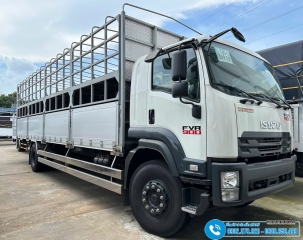 Xe Isuzu 8 Tấn FVR900 - Thùng Chở Xe Máy 2 Tầng Dài 9M9 Cao 2M6