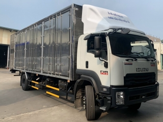 Xe Isuzu FVR34VE5 8 Tấn Thùng Chở Pallet Điện Tử Dài 10 Mét