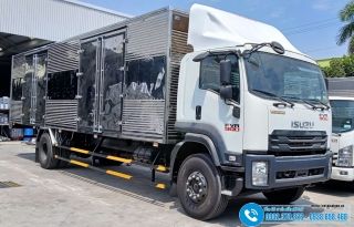 Xe Isuzu FVR34VE5 Tải 8 Tấn Thùng Kín Dài 10 Mét