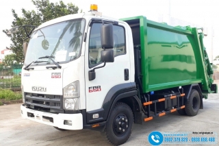 Xe Ép Rác Isuzu 9 Khối