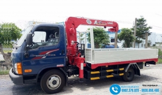 Xe tải Hyundai N250SL - Gắn Cẩu 2 tấn Unic UR-V230