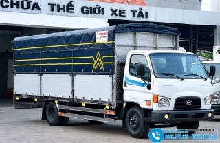 Xe tải Hyundai 6T5 Mighty W11XL - Thùng Nhôm 6M3